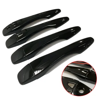 

Glossy Black Side Door Handle Covers Add-on Style For 2013-2017 Nissan Altima Door Handle Covers