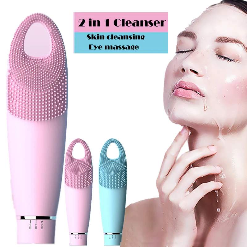 

New Arrival Electric Silicon Cleanser Massager Face Wash Brush Skin Cleansing Device