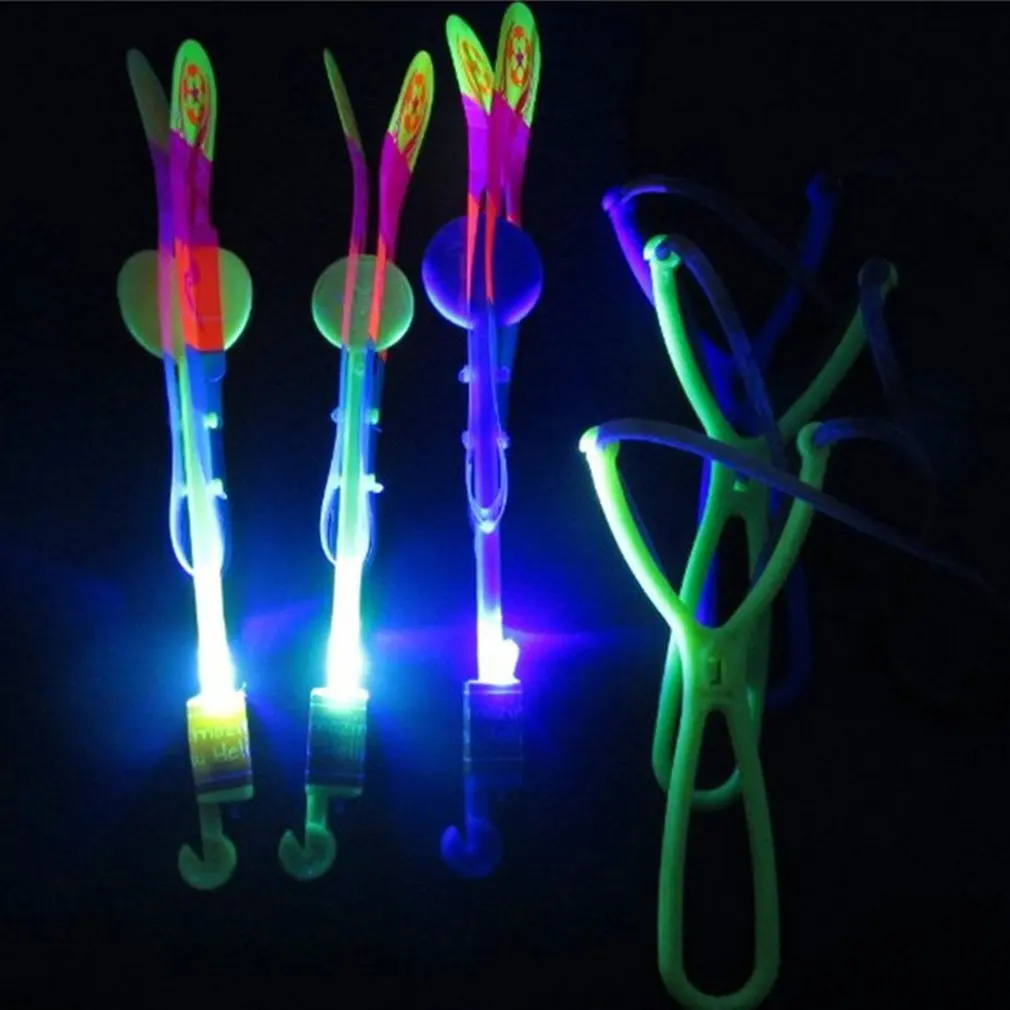 

Flashing Catapult Toys Glowing Slingshot Flying Fairy Shape Toys For Night Market Square Exquisite Toys