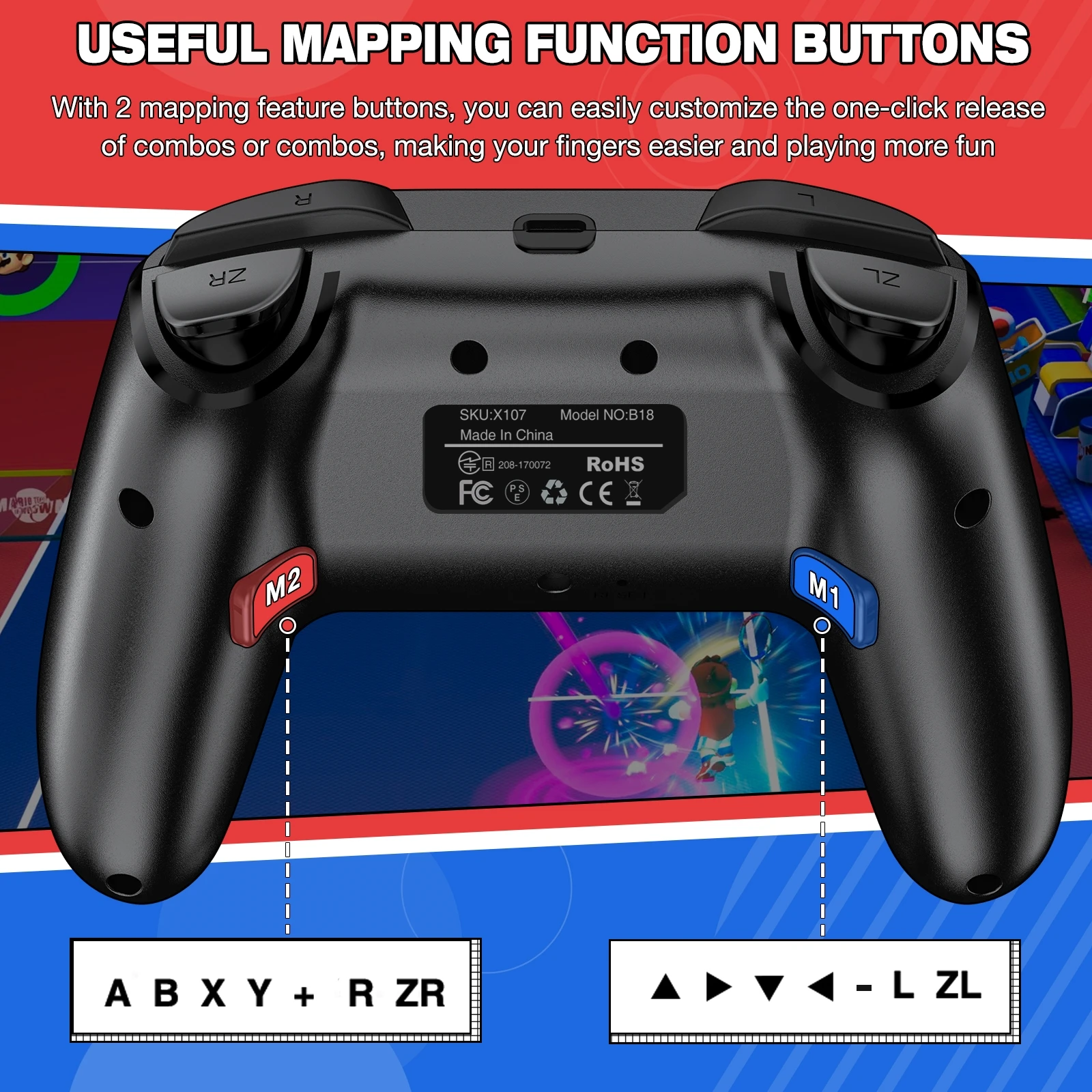 Draadloze Gamepad Voor Nintendo Switch Oled Ondersteuning Pc Mode Game Joystick Met Wake Up Programmeerbare Voor Nintendo Switch Controller Speel Pads Aliexpress