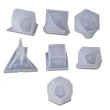 Best Price 7 Shapes Dice Fillet Square Triangle Dice Mold Dice Digital Game Silicone Mould Best Price 7 Shapes Dice Fillet Square Triangle Dice Mold Dice Digital Game Silicone Mould
