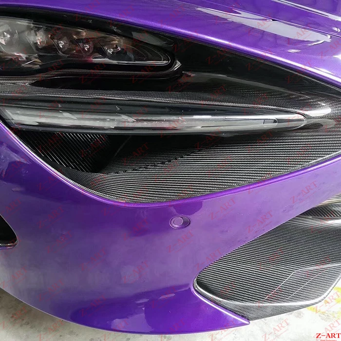Z-ART для фар mlaren 720S из углеродного волокна, рамка для фар mlaren 720S из углеродного волокна, Накладка для фар 720S
