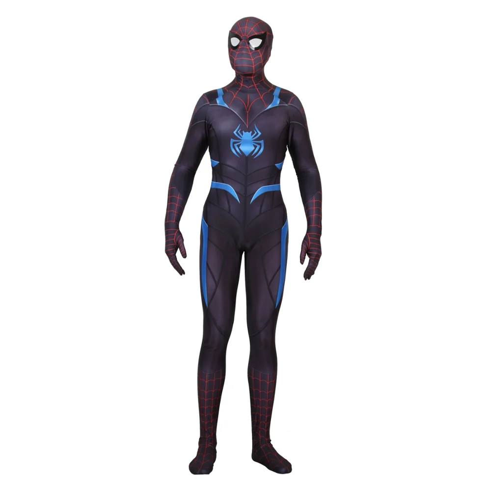 Ps4 Secret Suit Spiderman Cosplay Spanx 3D Stampato Ps4 Supereroe Cosplay Costume Di Halloween Zentai Body Spider Outfits