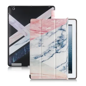 

Marble Pattern Case for iPad MINI 1 2 3 7.9 inch Protective Tablet Cover for Apple iPad 2 3 4 9.7" Flip Stand Smart Capa Shell