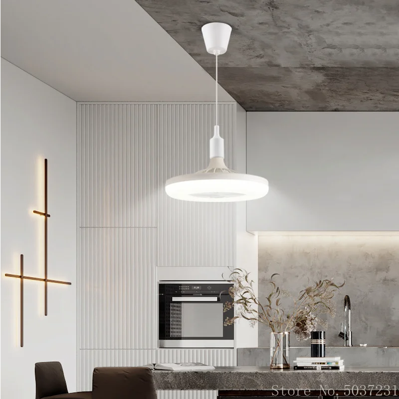 Invisible Ceiling Fan Lamp Bedroom 