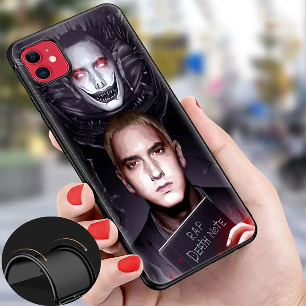 Исполнитель хип-хоп, рэппер Эминем Мягкий силиконовый чехол для iPhone 11 Pro Max 6 7 8 Plus 5 5S 6S X XR XS Max чехол