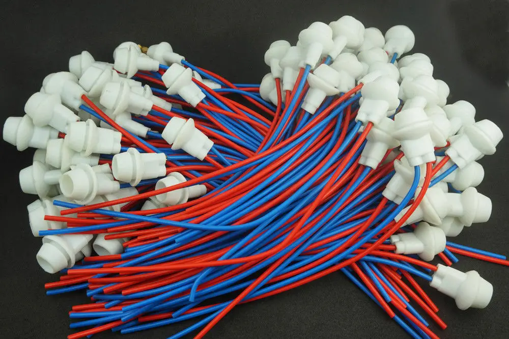 

Waterproof T10 Car LED SMD Light Wire Harness Socket Holder Connector Plug