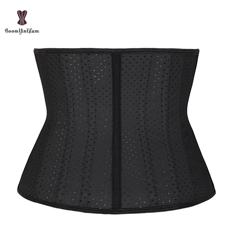 Height 25cm Breathable Short Troso Corsets Latex Waist Trainer 25 Spiral Steel Boned Waist Training Corset target shapewear