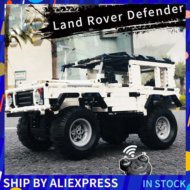 

Technic Series 2.4G Remote RC Car Moc Building Blocks Defender Bricks DIY Off-Road Truck Toy For Children Legoinglys