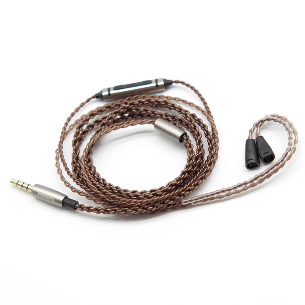 Headphone screen cable replacement line IE8 IE8I ie80 headphone cable with wheat line UE braided wire