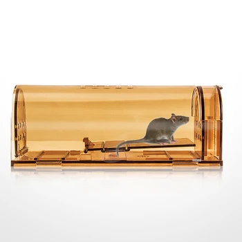 

Rat Repeller Reusable Mouse Trap Portable Humane Clear Plastic No Kill Mice Catcher for Household Safety Accessories