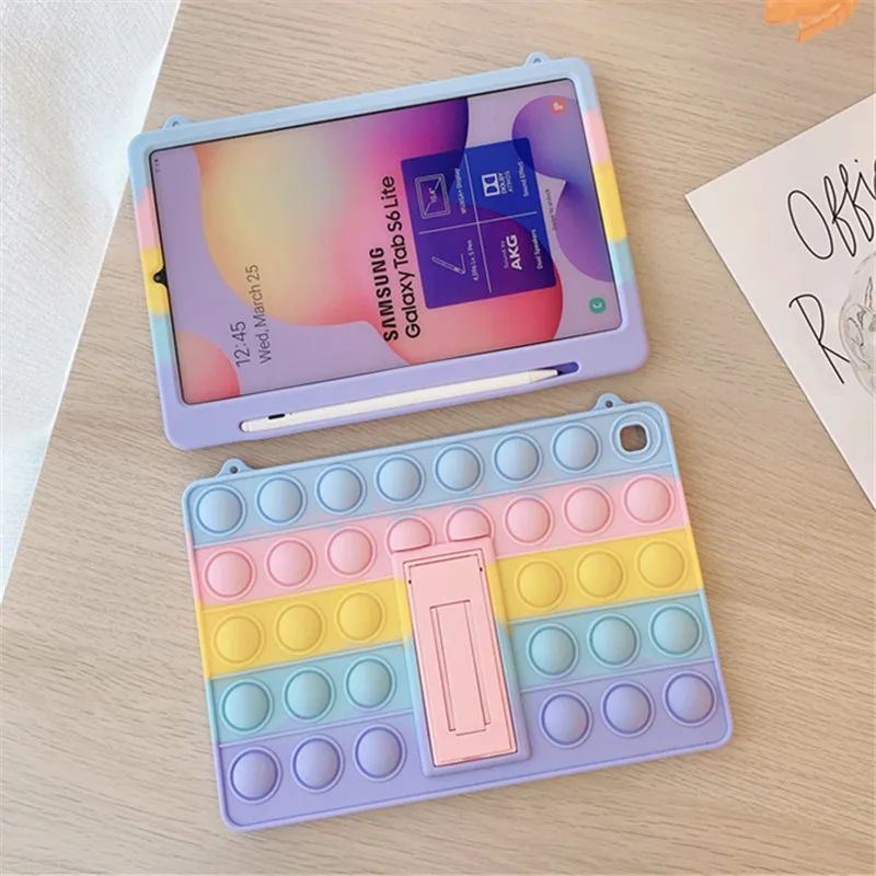 Популярный пузырьковый силиконовый чехол для Samsung Galaxy Tab S6 Lite 10 4 дюйма планшетный