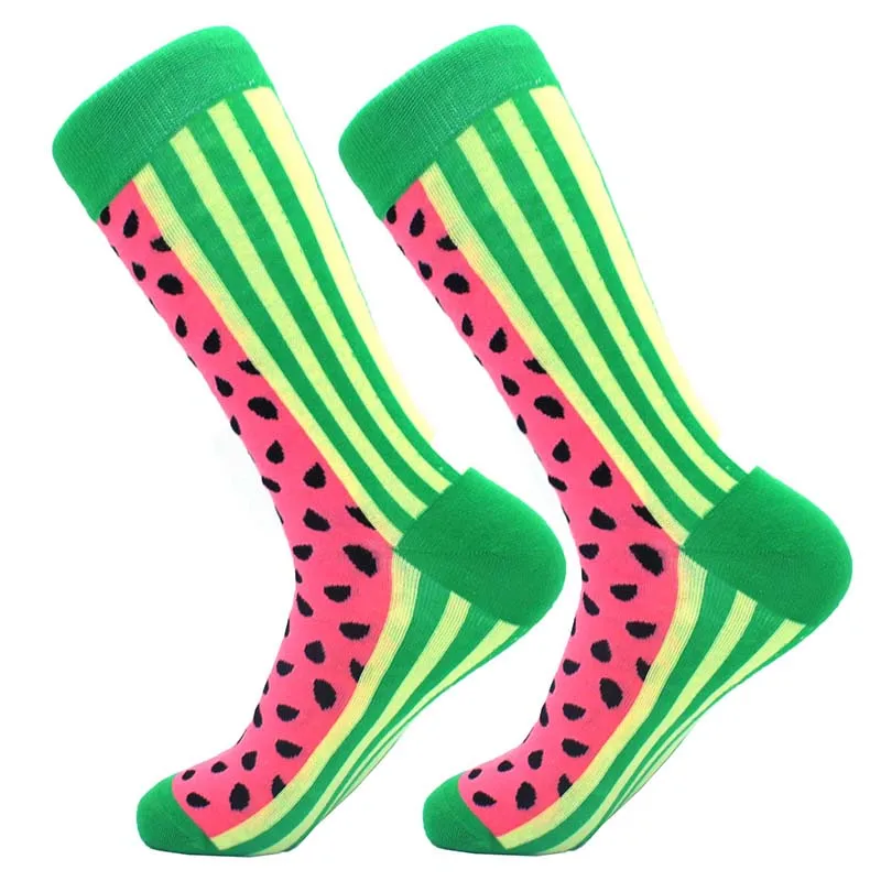 Мужские цветные удобные цветные носки для катания на роликах и скейтборде, повседневные забавные Свадебные носки, женские носки с геометрическим рисунком - Цвет: 30