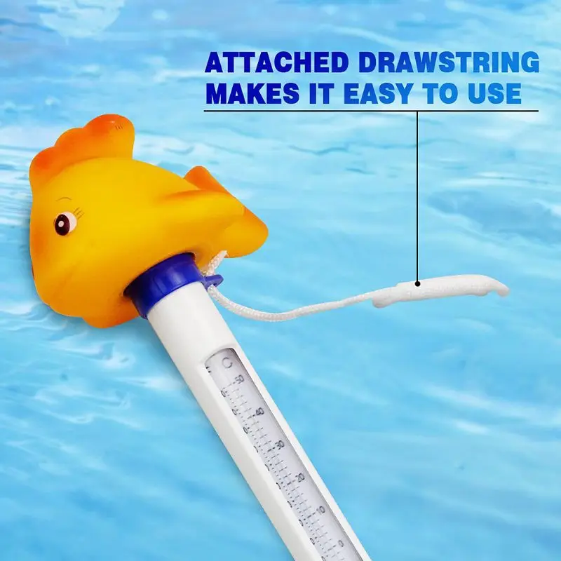 Мультяшный плавающий прекрасный детский водный термометр, детская игрушка для ванной, пластиковые Термометры для бассейна
