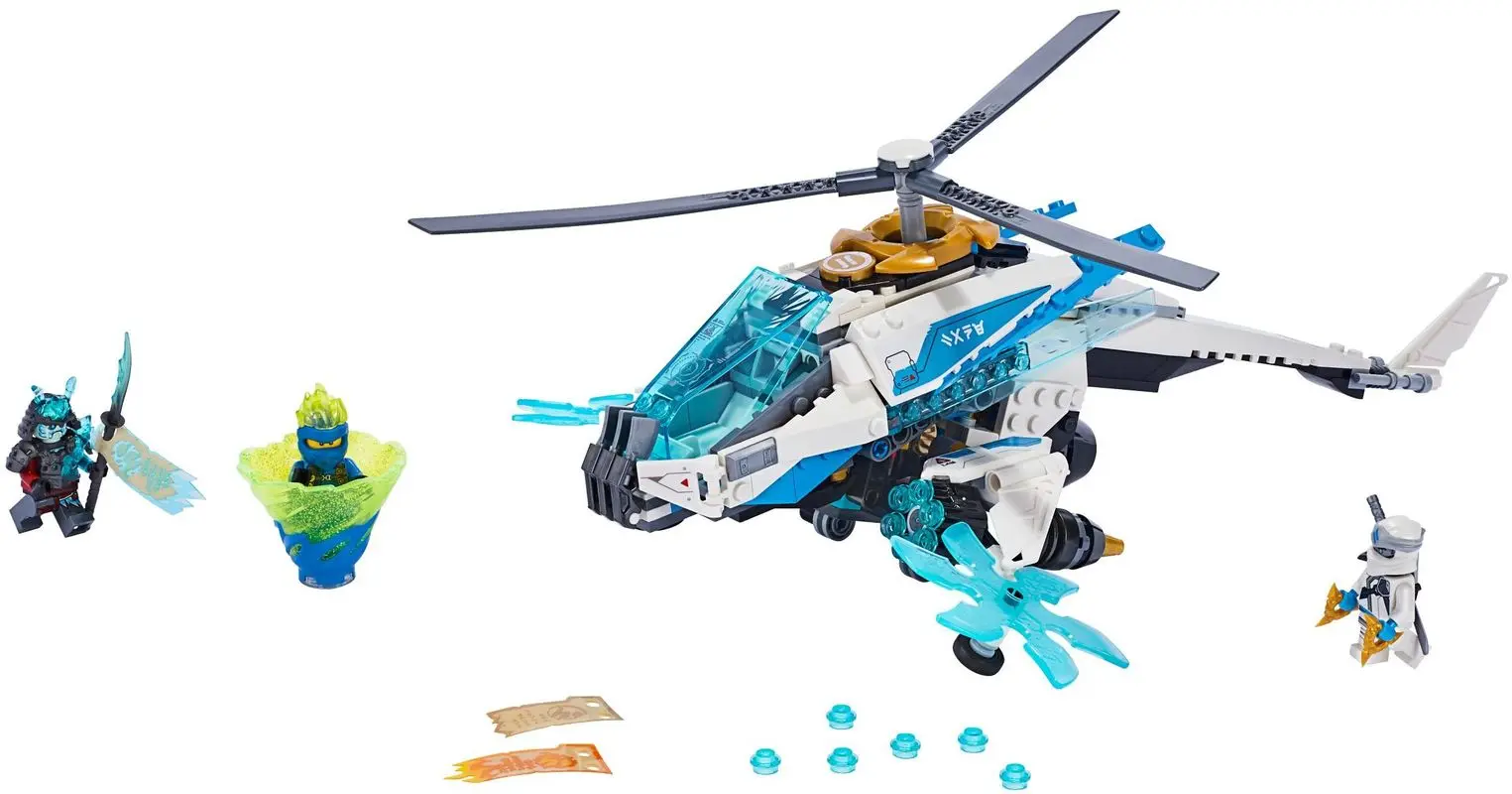 

2019 New Ninja Series Praised High Technology Helicopter Compatible Legoing Ninjagoing 70673 Building Blocks Toys for Kids Gift