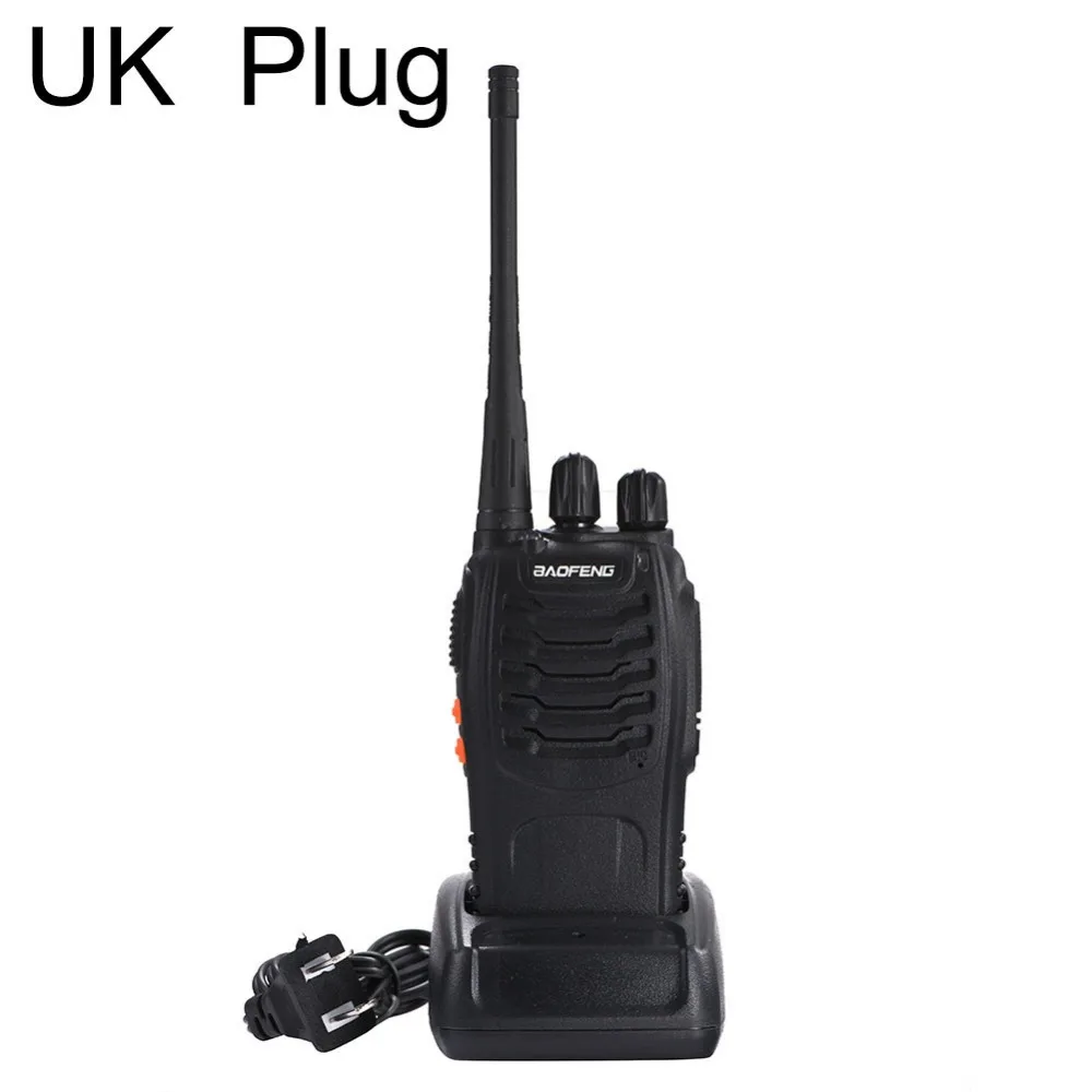 2 шт./лот BAOFENG BF-888S рация antena UHF двухстороннее радио UHF 400-469,995 МГц 16CH портативный приемопередатчик с наушником рация