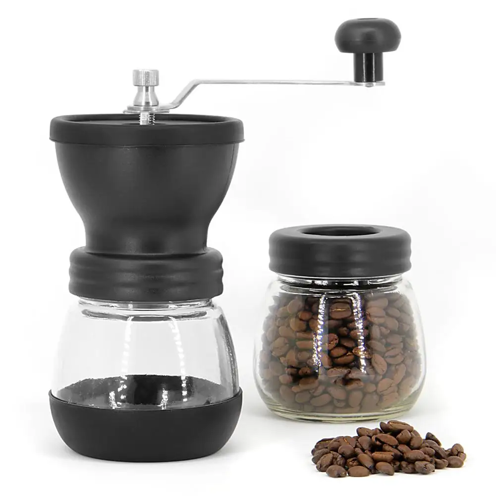 

Manual Coffee Bean Grinder Adjustable Coarseness Ceramic Core Mill Kitchen Tool Beans Spices Nut Seed Coffee Bean Grind Cafe