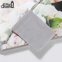 Effie Queen Бархатные Мешочки 7*9 см ювелирное изделие подарок