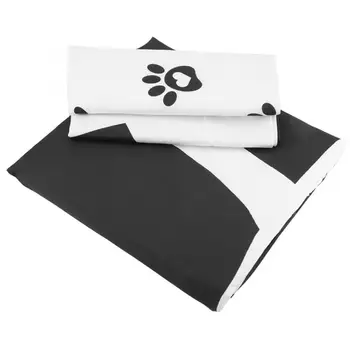 

duvet cover 3Pcs Dog Soft Bedclothes Polyester Quilt Duvet Cover Bedding Set With Pillowcase Solid