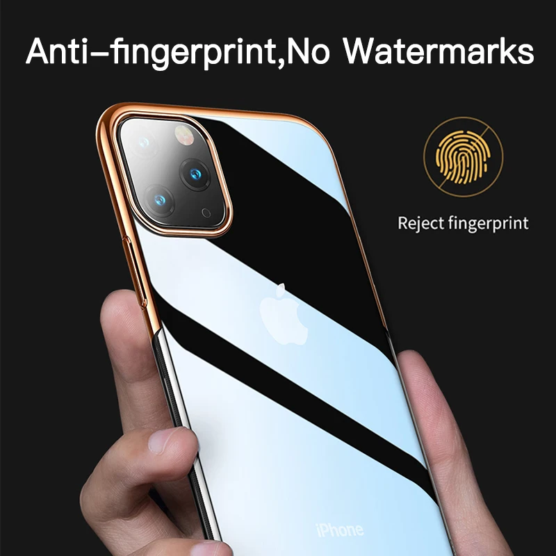Роскошный прозрачный чехол Baseus для iPhone 11 Pro Max, Ультратонкий чехол для iPhone 11 Pro Max 5,8 6,1 6,5, новые чехлы