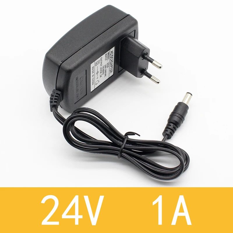 1PCS 2018 최신 뜨거운 EU 플러그 AC 110V 220V 변환기 DC 24V ..