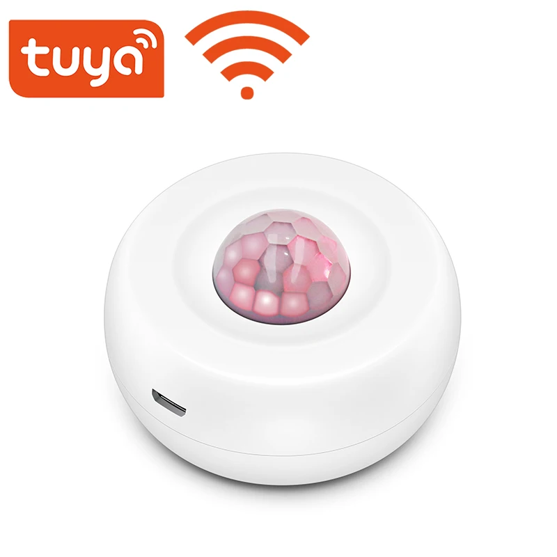 

WiFi PIR Motion Sensor Detector WIFI Wireless Infrared Wireless Home Security System Burglar Alarm Sensor Tuya APP Control