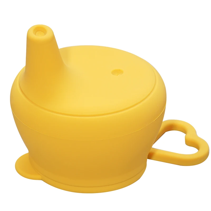 Drinking Cup Silicone Cups Feeding Cup Food Grade Silicone Baby Feeding Mug Lid Fashion Infant Drinkware Sippy Cups For Toddlers & Kids With Straw Cup