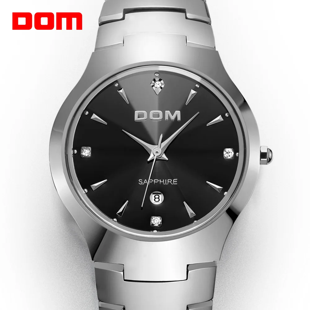 DOM 698 мужские модные полностью вольфрамовые стальные сапфировые 30 м