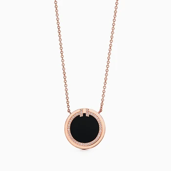 

Ms S925 pure silver necklace rose gold, gold, silver ms necklace holiday gifts