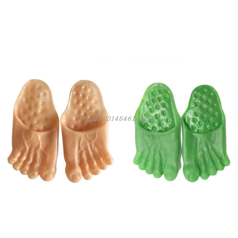 Monster Feet Big Foot Slippers Halloween Cosplay Costume Props 1 Pair ...