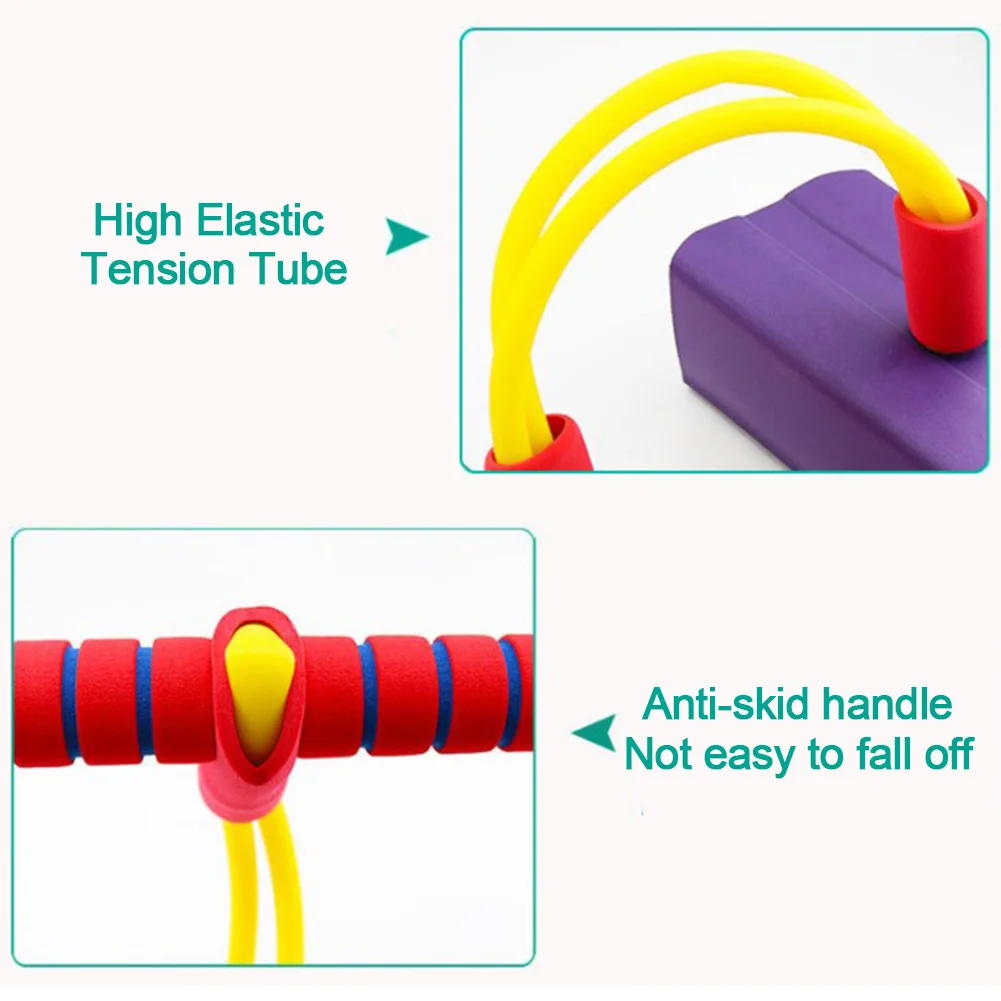 

Squeeky Toy Stick Fun Outdoor Fitness Sports Foam Pogo Jumper Training Safe Durable Kids Gift Interactive