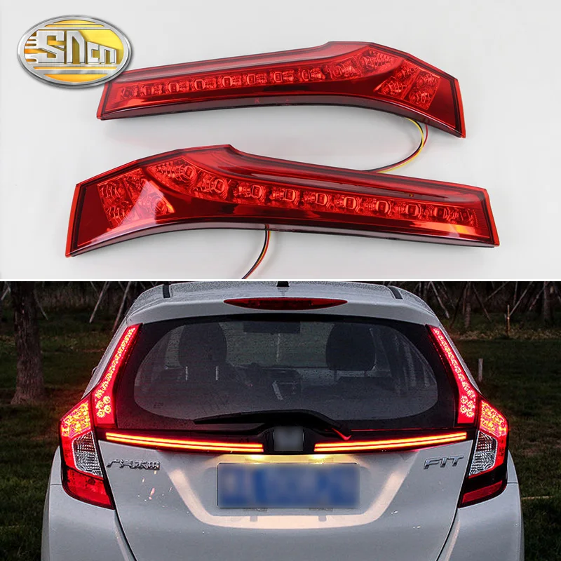 Для Honda Jazz / Fit 2014 2015 2016 задний багажник отражатель светодиодный тормозной