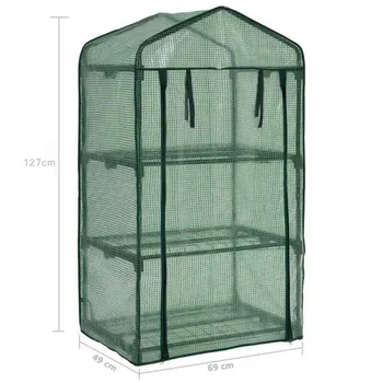 

3-Tier Greenhouse Cover Garden Outdoor 69x49x127cm Flower Plant cover New