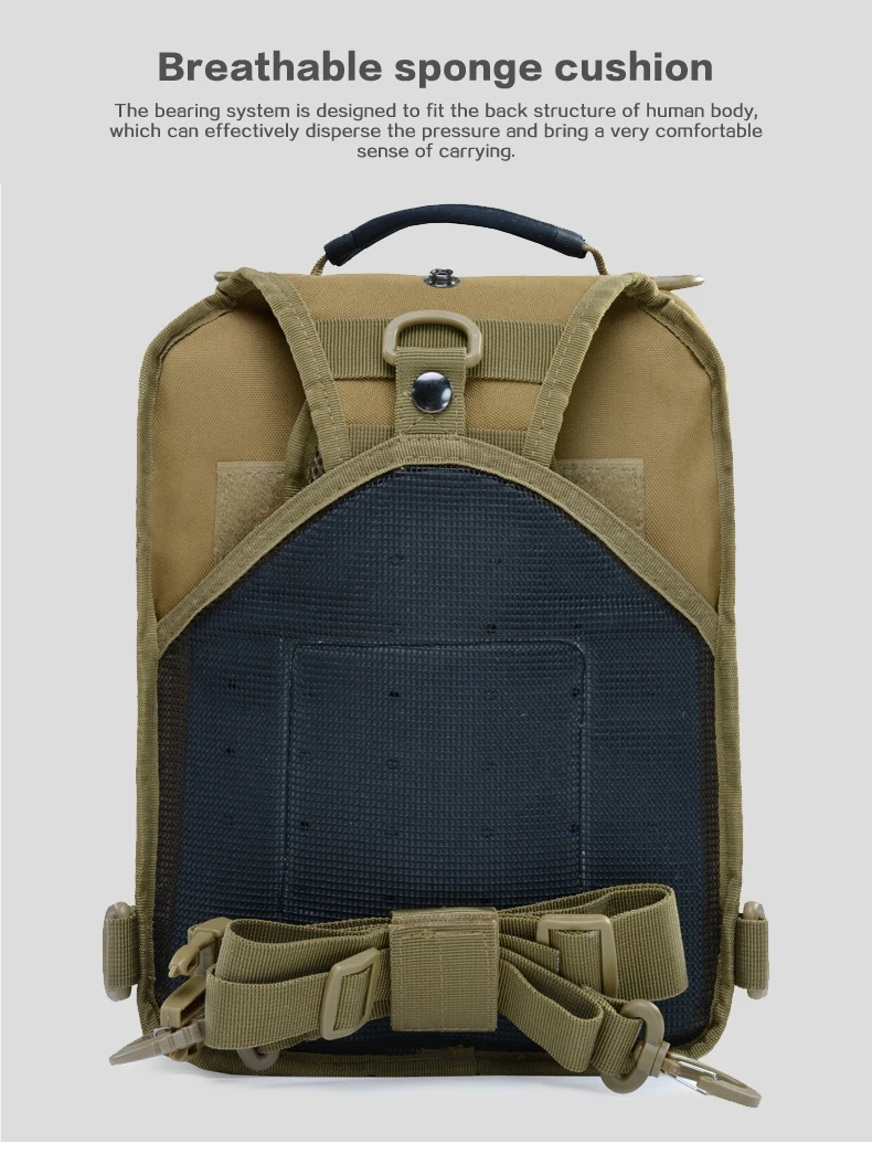 Новый Открытый военный тактический Рюкзак Molle армейская Сумка для кемпинга Пеший Туризм рюкзак для охоты походы груди мешок Umitvaz