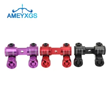 

1pc Archery Stabilizer Double Side V Bar Adjustable Disconnect Bow Rod Mount For Bow Outdoor Shooting Training Accessories