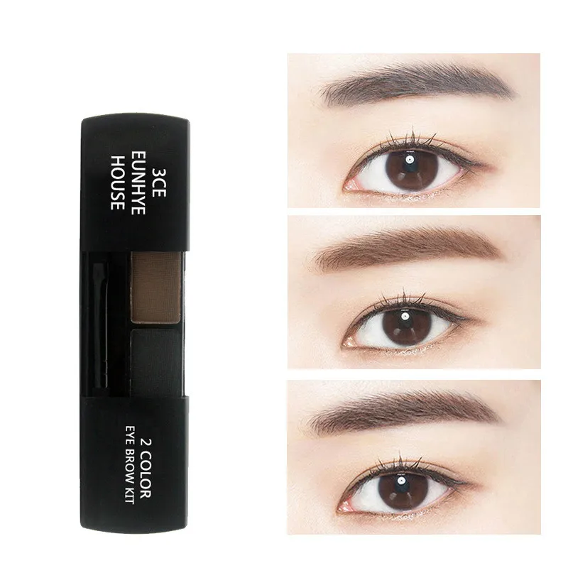 

Beauty Makeup Double-color Eyebrow Powder Easy To Color Waterproof and Sweat-proof Is Not Blooming