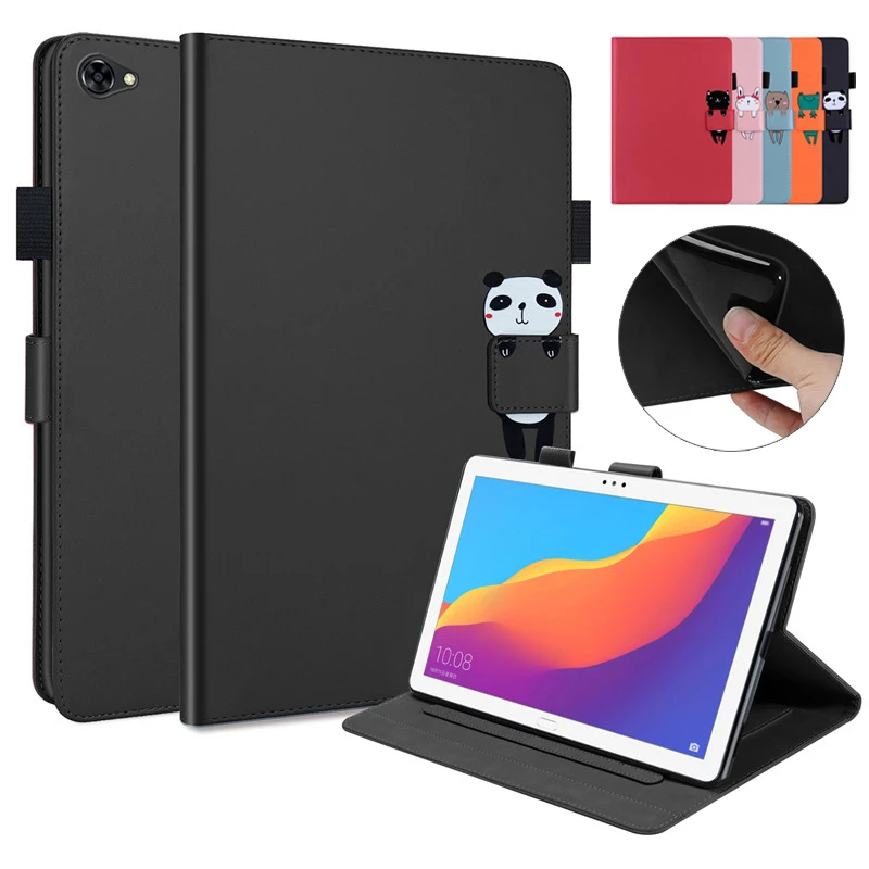 Tablet Per Coque Huawei Mediapad M5 Lite 10 Custodia Cute Panda Portafoglio Custodia Flip Cover Per Funda Custodia Huawei Mediapad M5 Lite 10.1"