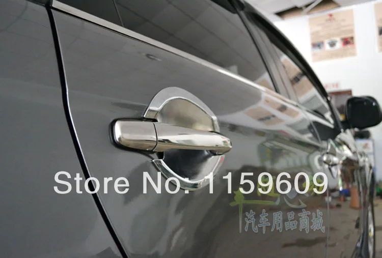 Для Mitsubishi ASX Outlander Sport 2010 2011 2012 2013 2014 2015 ABS хромированные дверные ручки чаши крышка