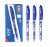 12 unids/caja de lujo borrable Pen Set 0,5mm tinta azul y negra bolígrafo para la escuela suministros estudiante Escritura material de papelería para exámenes bolígrafos ► Foto 2/6