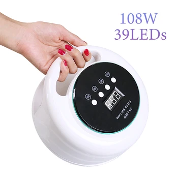

108W UV Lamp for Nails Dryer for Gel Polish Drying Lamp for Manicure Machine Salon Nail Art Tools Ship From Russian Warehouse
