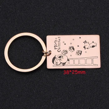

Christmas Tree Decoration Gift Santa Claus Merry Christmas Jewelry Stocking Stuffer Christmas Exclusive Fashion Keyfobs