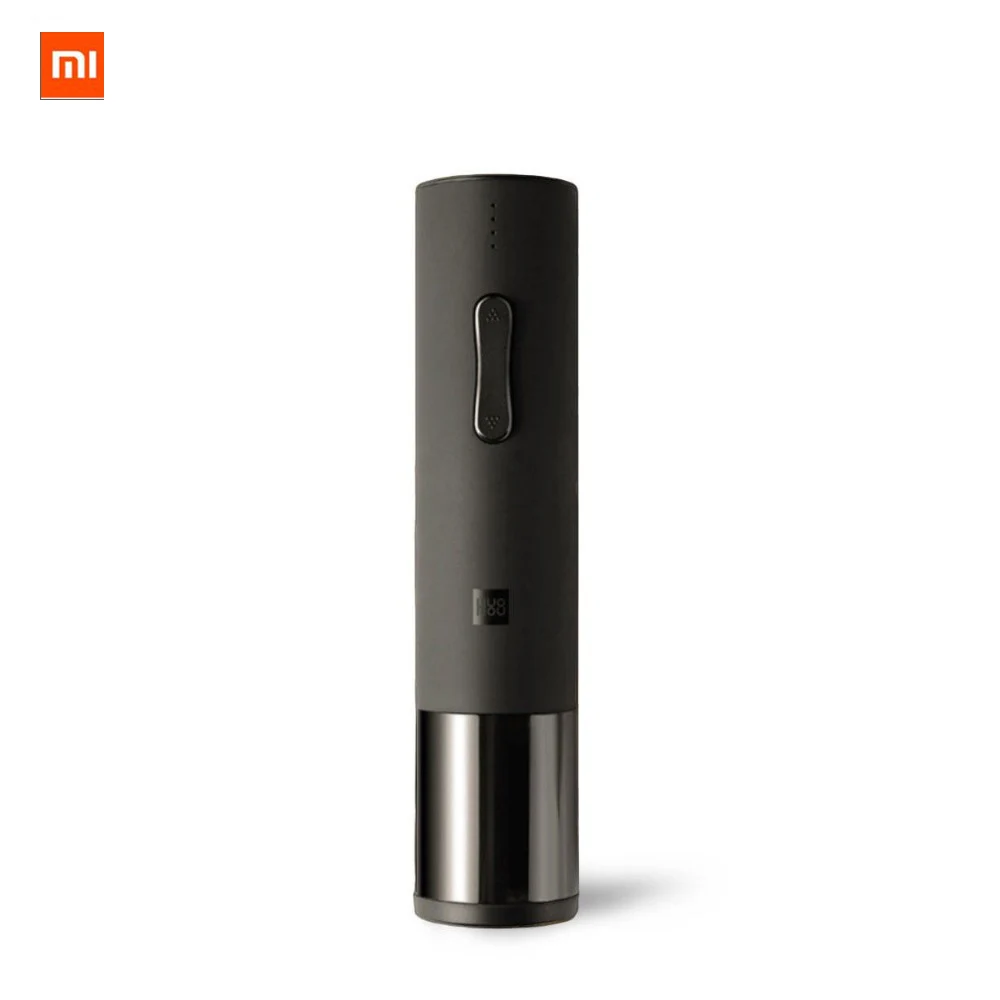 

Original Xiaomi Mijia Huohou Automatic Red Wine Bottle Electric Corkscrew Foil Cutter Cork Out Tool For 6s Open 550Mah Battery