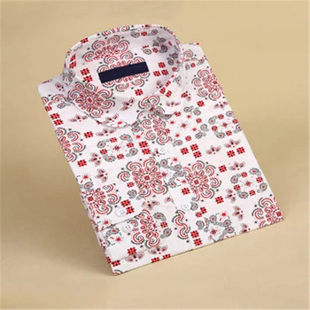

Dioufond 2020 New Floral Blouse Shirt Women Print Vintage Long Sleeve Blouses Turn Down Collar Casual White Navy Cotton Tops