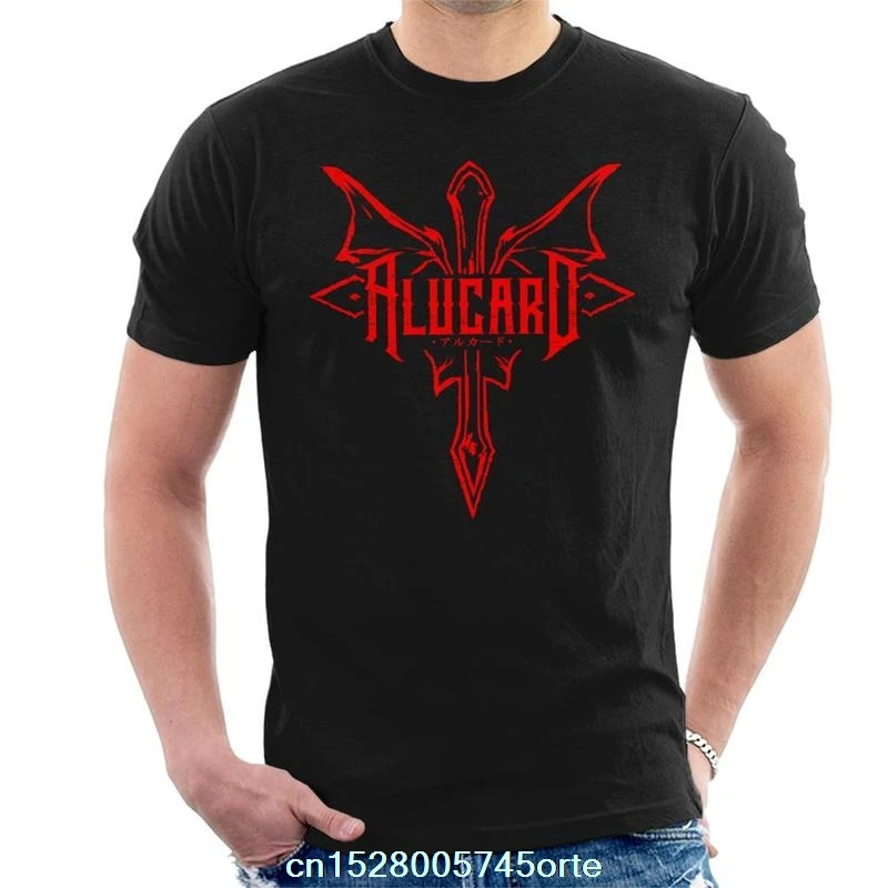 Мужская футболка с принтом camiseta castelvania Alucard женская из 100% хлопка | одежда