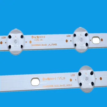 

2Pieces(1*A,1*B)49" LED Backlight Strips for TOSHIBA LUXOR SVV490A64_Rev00_A/B_170405 LUX0149003/01 49U6863DB