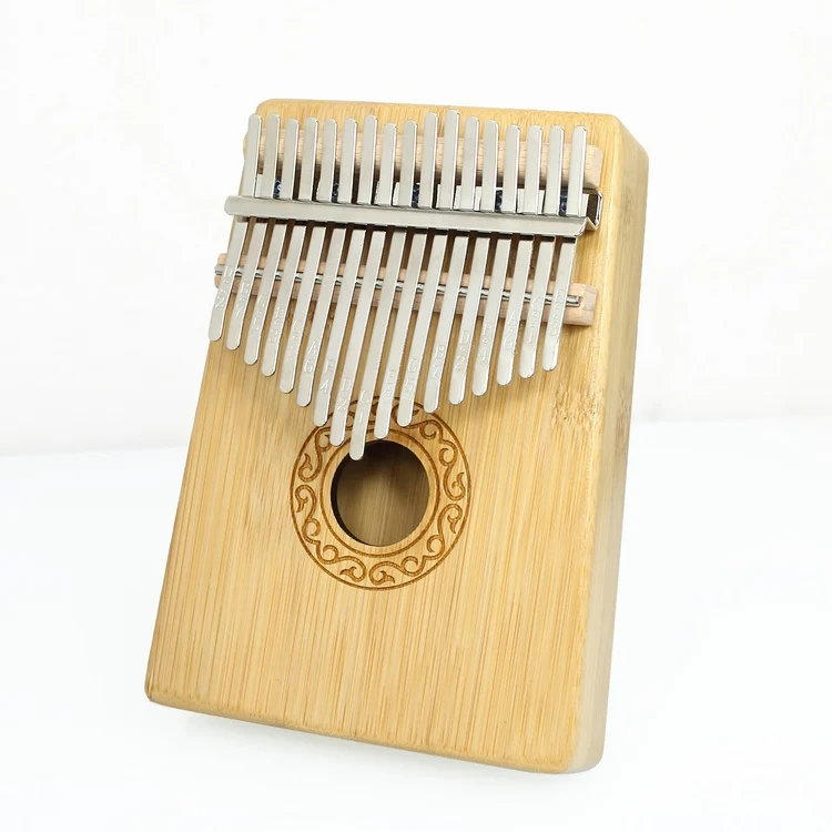 classical Bamboo Kerus 17 teclas Kalimba pulgar Piano de madera de alta calidad cuerpo de caoba instrumento Musical con aprendizaje Libre Tune m - Цвет: classical Bamboo