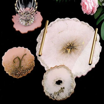 

Crystal Epoxy Resin Mold Fruit Plate Tray Casting Silicone Mould DIY Crafts Jewelry Making Tool