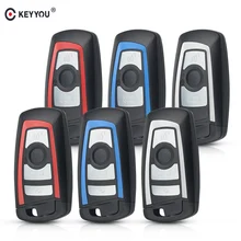 KEYYOU Colorful Smart Chiave A Distanza Borsette Caso Fob Keyless Entry Caso Per BMW 1 3 5 7 Serie CAS4 F f10 F20 F30 F40 di Ricambio