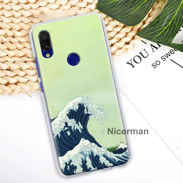 Чехлы для телефонов Hokusai The Great Wave для Redmi Note 6 7 8 Pro Redmi K20 Pro 5 6 7 6A 7A 8A Y3 S2 GO 8T Твердый Чехол - Цвет: H03