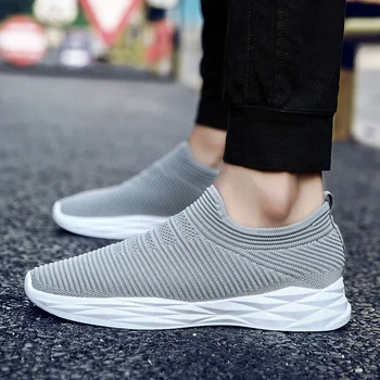 

Men Casual Shoes Brand Autumn Fashion Sneakers For Men Simple Loafers Zapatillas Hombre Adult Mesh Male Flat Walking Shoes New